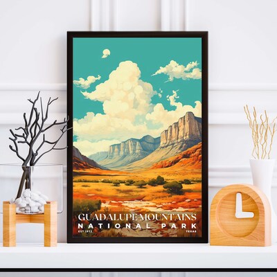 Guadalupe Mountains National Park Poster, Travel Art, Office Poster, Home Decor | S6 - image5